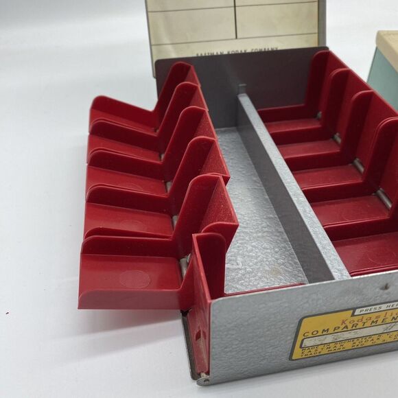 Kodaslide Compartment File Lot of 2 Made in USA - Picture 12 of 12